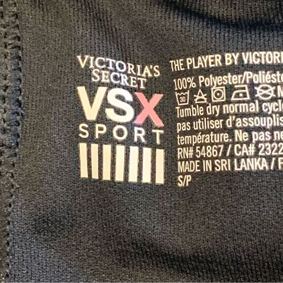Victorias Secret VSX Sport The Player Black Run Shorts Size Small - Picture 5 of 9